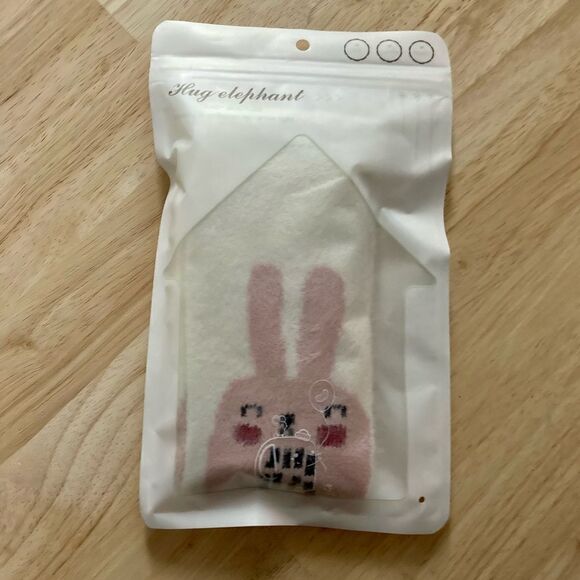 Fuzzy Bunny Baby Socks - Picture 2 of 6